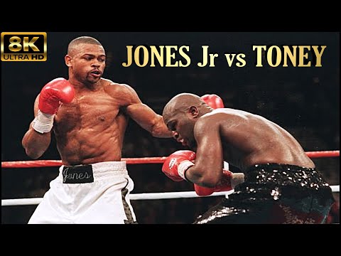 Roy Jones Jr vs James Toney | HIGHLIGHTS Boxing Fight | 8K Ultra HD