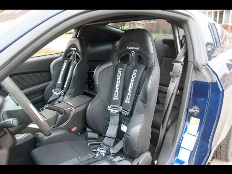 Corbeau CR1 Seats with options Install in a 2011 Mustang
