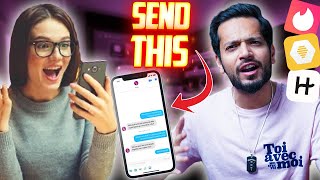 Top 5 Opening Lines For Tinder & Online Dating | How To Start A Conversation On Tinder | Hindi