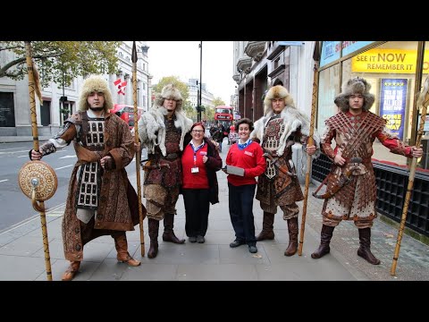 Казахские батыры Этно-проекта Орда стали участниками парада Лорда-мэра Лондонского Сити