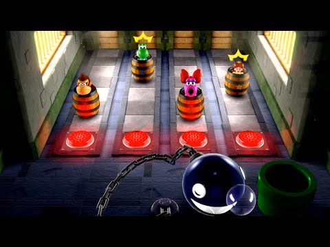 Mario Party Superstars MODDED Gameplay: DK vs Yoshi vs Birdo vs Daisy