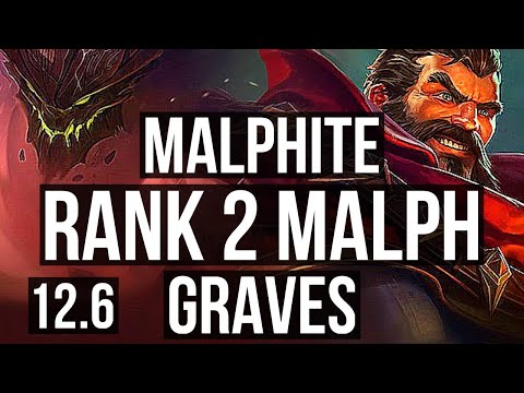 MALPH vs GRAVES (TOP) | Rank 2 Malph, 1/0/6 | KR Challenger | 12.6