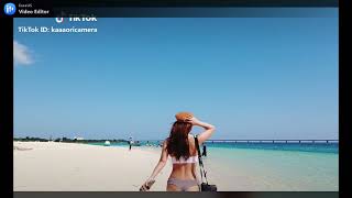 《エロTikTok》『水着』海と空と尻が綺麗