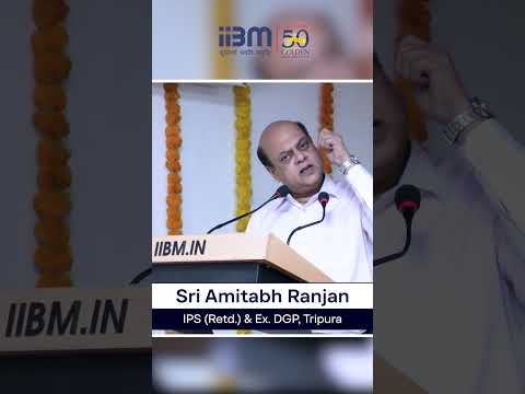 Success begins with focus ? Inspiring address by Sri Amitabh Ranjan, IPS (Retd.) & Ex. DGP, Tripura.