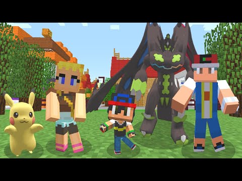 Minecraft: WHO'S YOUR FAMILY? - ASH E BONNIE TIVERAM UM BEBÊ ( Pixelmon )