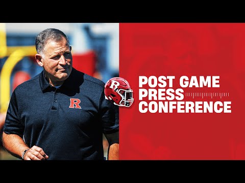 Greg Schiano Post Game Press Conference vs. Temple (09/17/22)