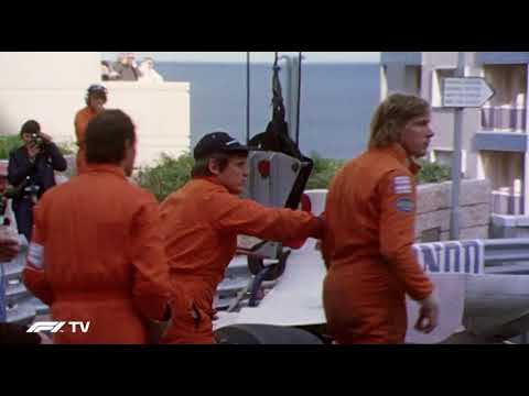 James Hunt Goes Crazy After Crash 1975 Monaco Grand Prix