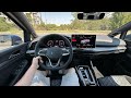 Driving New Volkswagen Golf R Line 2024 Ambience Binaural Sound