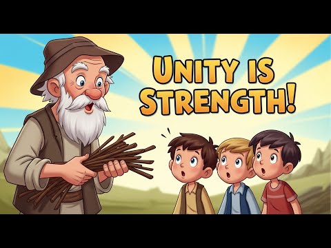 Unity is Strength | The Bundle of Sticks | Moral Story for Kids in English