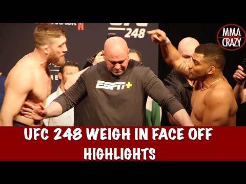 Full UFC 248: Weigh in face off highlights