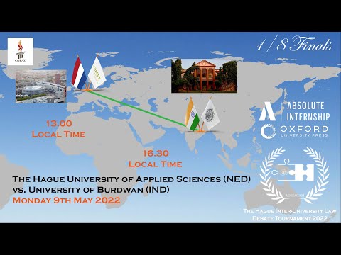THIULDT 2022 - 1/8 Finals - The Hague University of A. S. (NED)* vs. University of Burdwan (IND)