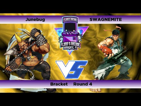 Flynn's Arcade 052 Bracket Round 4 - Junebug (Birdie)Vs SWAGNEMITE (Ryu) Street Fighter V Tournament