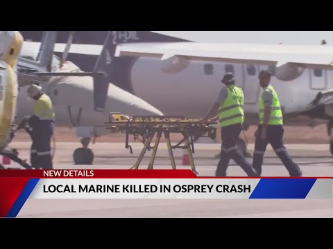 Former Belleville resident one of 3 Marines killed in Osprey crash in Australia