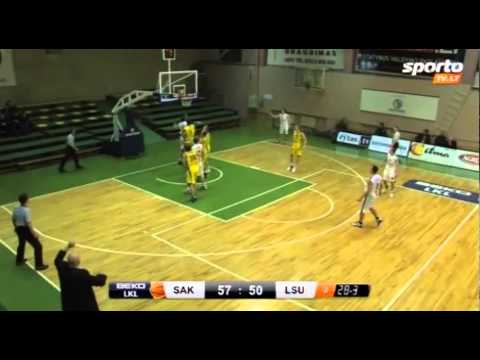SportoTv.lt: LKL, Vilniaus "Sakalai" -  Kauno "LSU-BALTAI" (santrauka)