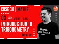 Introduction To Trigonometry L 3 Doubt Menti Quiz CBSE Class 10 Maths Vedantu 9 10 English