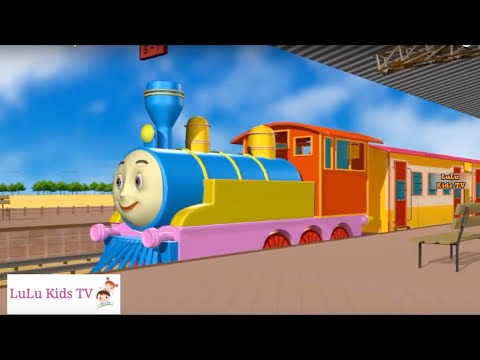 Chuku chuku railu vastundi 🚂🚂🚂🚂- Best 3D Animation Telugu Rhymes for children with lyrics