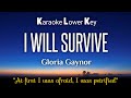 Gloria Gaynor - I Will Survive Karaoke Lower Key