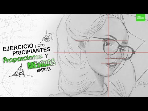 EJERCICIO para PRICIPIANTES en los DIBUJOS PROPORCIONES Y MEDIDAS SIMPLES