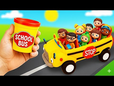 Create Play Dough Family Car and Ice Cream | Toy Learning Video for Toddlers|
