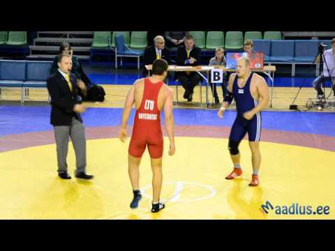 Kristjan Palusalu mälestusvõistlused 2013 120kg Ardo Arusaar  vs Mantas Knystautas