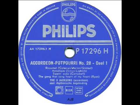 Three Jacksons   Accordeon potpourri No 28 deel 1 1954
