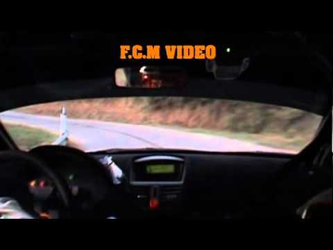 CameraCar Rally Valli del Giarolo 2011 Pisi - Cadore Peugeot 207 Super 2000 1°tempo assoluto