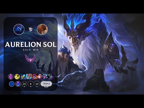 Aurelion Sol Mid vs Taliyah - EUW Master Patch 13.17