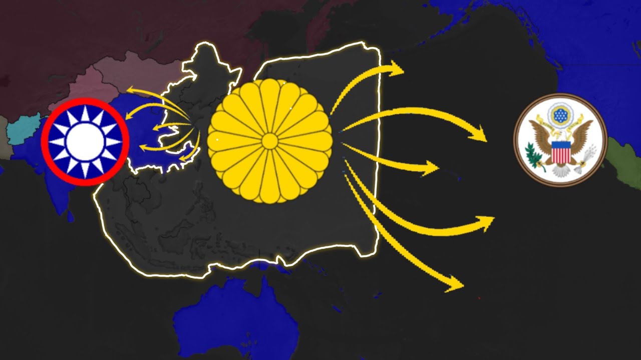 WW2 Axis Victory Scenario Every Day (Asia)