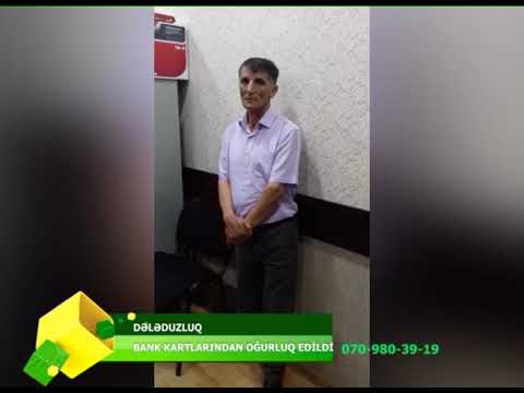 BANK KARTLARINDAN OGURLUQ EDEN SEXSI POLIS SAXLADI