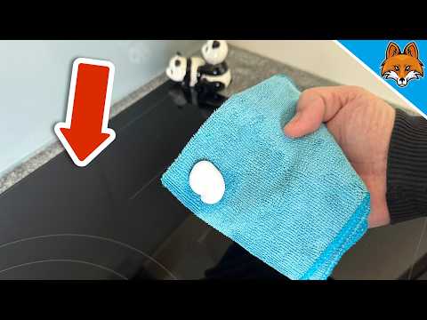 Rimuovere i graffi dal piano cottura💥(In pochi secondi)🤯