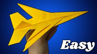 Come Fare un Aeroplanino di Carta (molto facile) | JET Fighter 🛩️