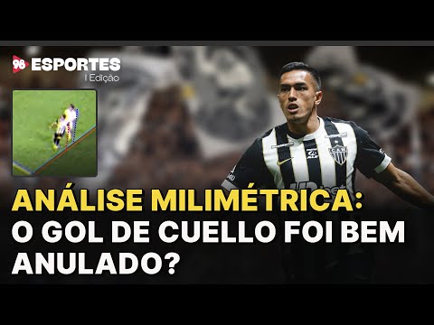 Was Cuello's goal correctly disallowed in Atlético vs. Palmeiras?