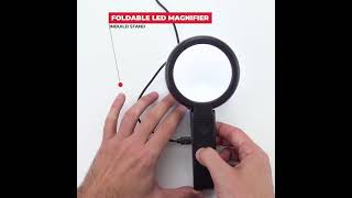 VALLEJO FOLDABLE LED MAGNIFIER WITH STAND