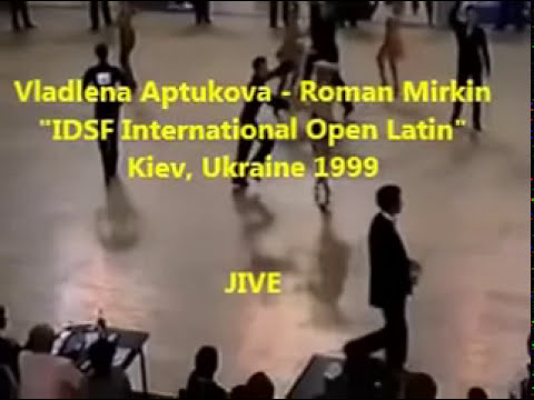 Vladlena Aptukova - Roman Mirkin "IDSF International Open Latin" Kiev 1999 JIVE. Latin Dance