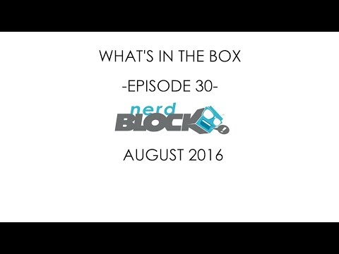 geekLIFE Suomi - What's in the Box - Episode 30 - Nerd Block - August 2016