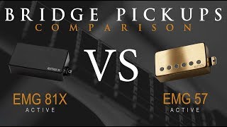 Video thumbnail for EMG 81X vs EMG 57 - Active Bridge Pickup Guitar Comparison / Demo by Mike Stamper