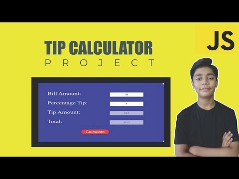 Javascript Course Project Based Learning Percentage Tip Calculator Using Javascript Project 31