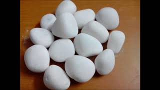 RM White and River Natural Flat Pebbles 10-60mm For Landscaping and Gardening Construction Paver