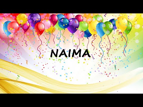 Happy Birthday to Naima - Birthday Wish From Birthday Bash