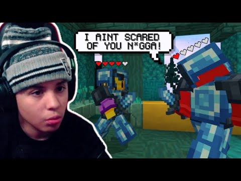 Lil Shroom Gets 2 Friends to Settle BEEF in MINECRAFT!