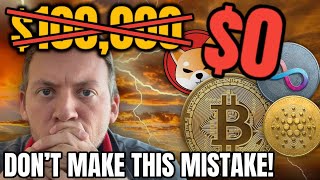 I LOST $100,000 IN CRYPTO!!! DON'T MAKE THIS MISTAKE!