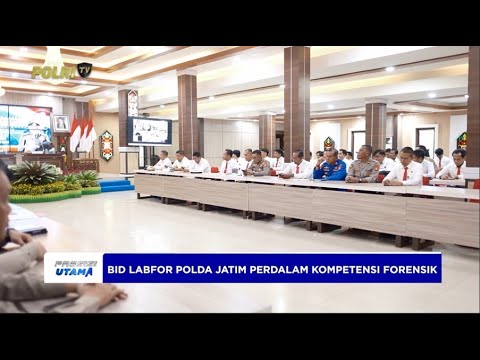 BID LABFOR POLDA JATIM GELAR COACHING CLINIC DI POLDA KALTENG