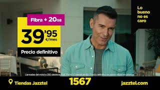 Jazztel Únete al subidón de Jazztel: Fibra y 20 gigas por 39.95 precio de fi ni ti vo!! anuncio