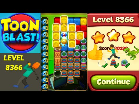 Toon Blast Level 8366 🦖