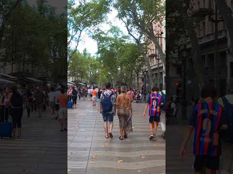 Las Ramblas 🇪🇸💃🏻 Barcelona Walk #shorts
