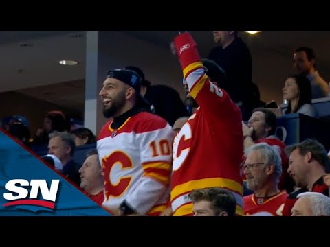 Flames Crowd Gets Fired Up After Johnny Gaudreau Misses Wide On Penalty Shot
