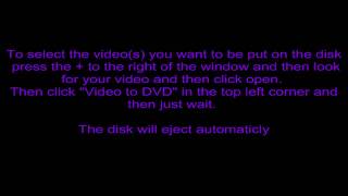 How to easily burn a DVD
