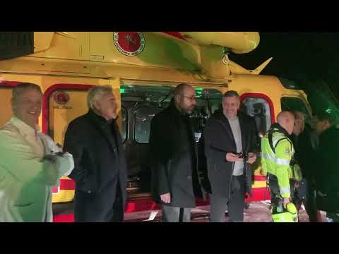 Mondovì e Verduno: inaugurato il servizio di elisoccorso notturno - TELEGRANDA (ch 81)