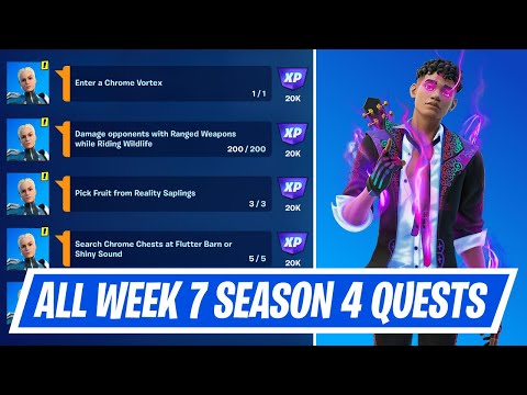 Fortnite Week 7 Quests Guide - How to complete Week 7 Weekly Challenges in Chapter 3 Season 4