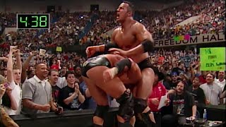 Download lagu The Rock vs Triple H WWE Chionship Iron Man Match ... mp3